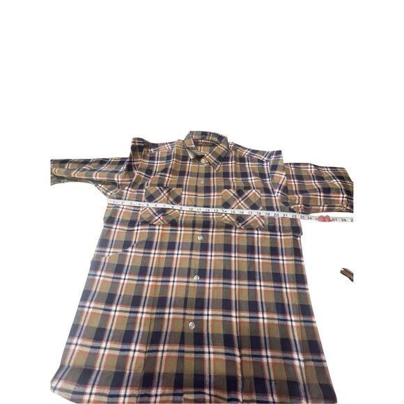 Rugged Men’s Cotton Lightweight flannel Shirt Sz L NWOT - Picture 4 of 6